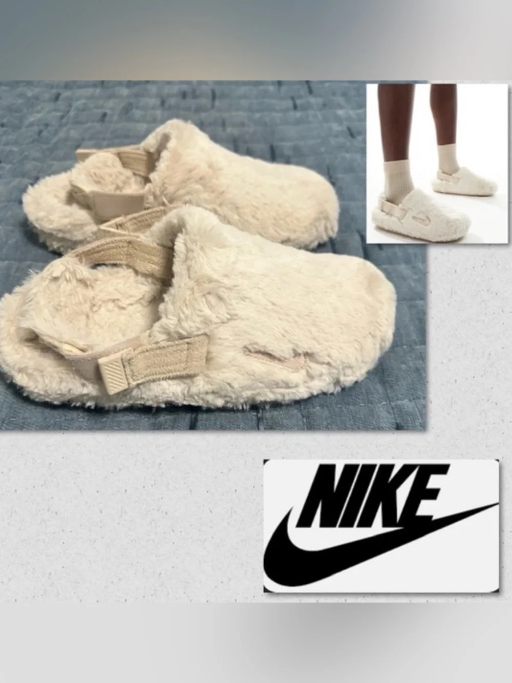 Nike Fuzzy Slide Calm Mules SE
